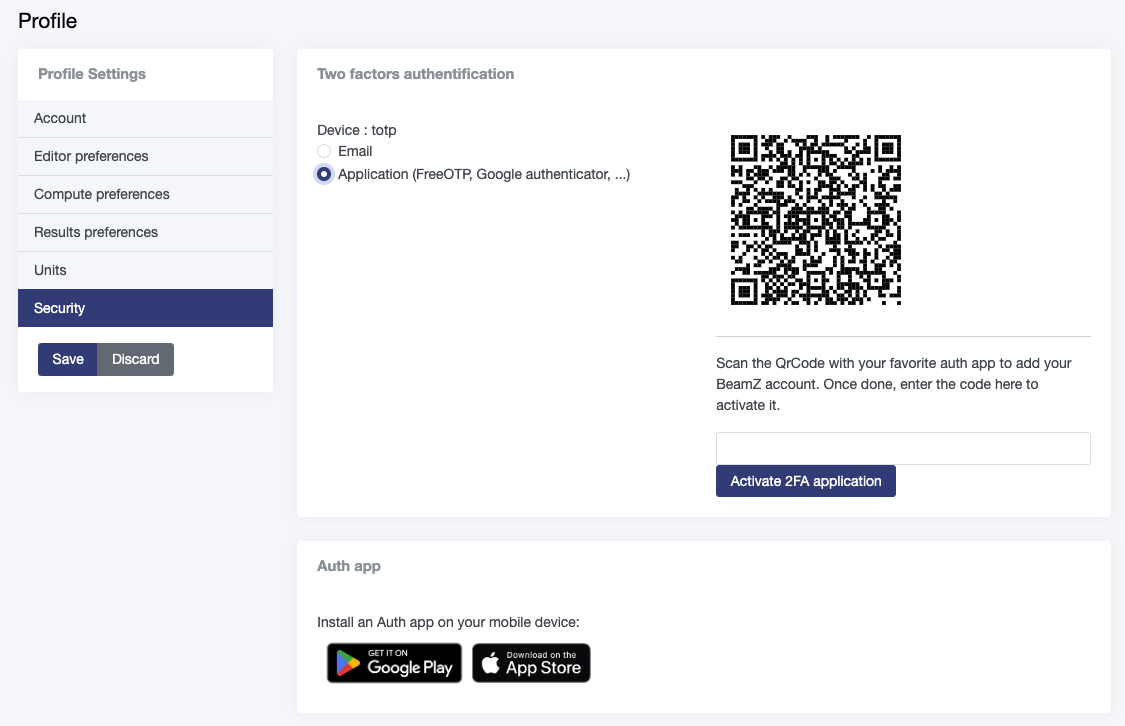 2FA QR Code